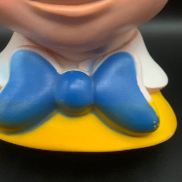 Vintage 1971 Walt Disney Pinocchio Head Bust Piggy Bank Play Pal Plastics Inc. - Picture 9 of 16